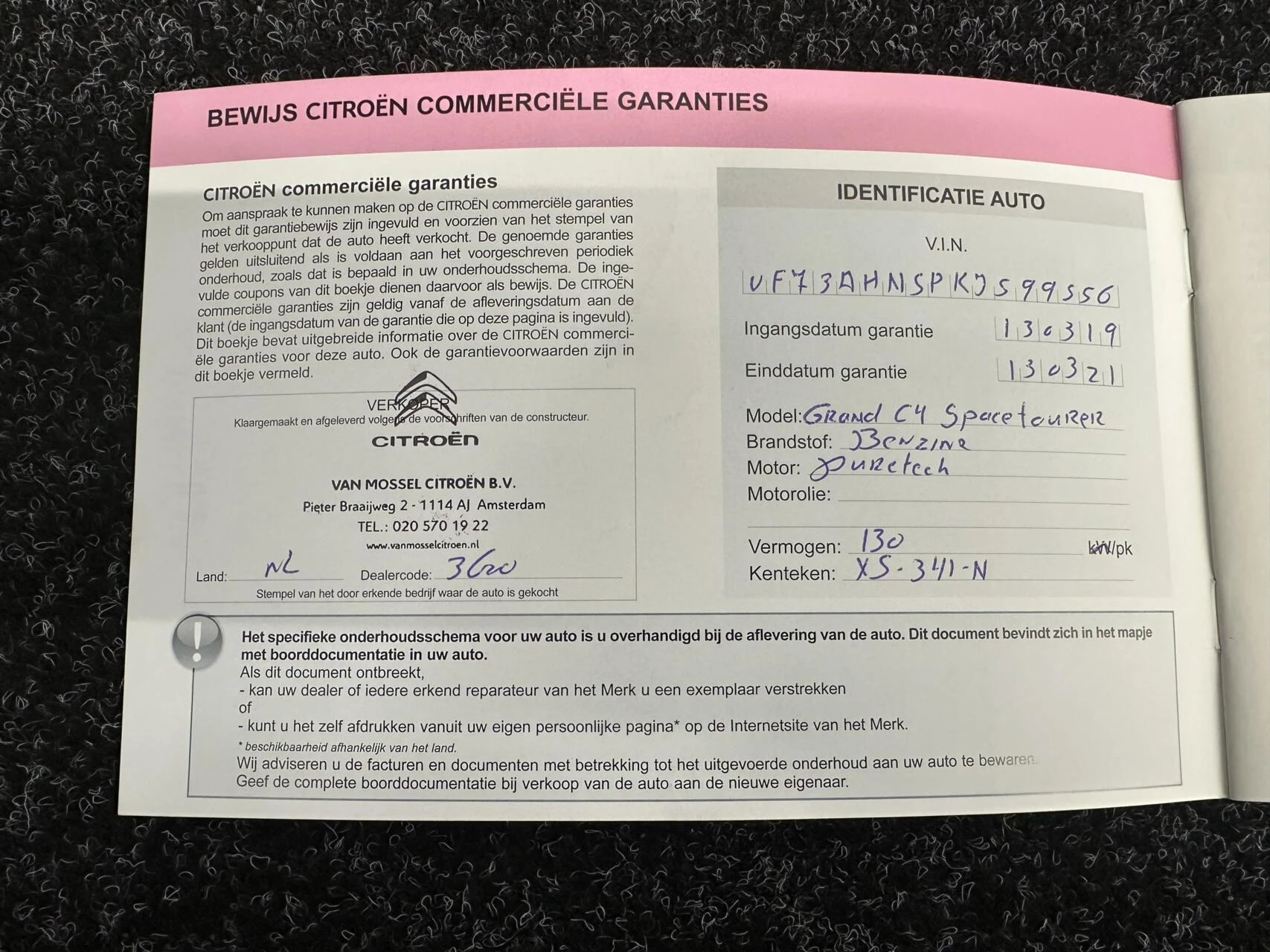 Hoofdafbeelding Citroën Grand C4 Spacetourer