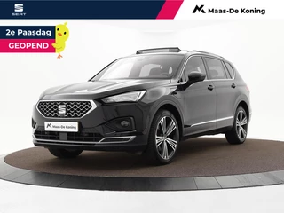 SEAT Tarraco 1.4 TSI e-Hybrid 245pk DSG PHEV FR · Panoramadak · Inklap. Trekhaak · Side Assist · Lederen Bekleding · 360 Camera · Stuur- & Stoelverwarming ·