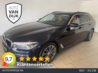 BMW 5-serie Touring 520i High Executive AUTOMAAT NAVI CRUISE BLUETOOTH LED VERL STUURVERW STOELVERW STOELVENT LEDER NIEUWSTAAT
