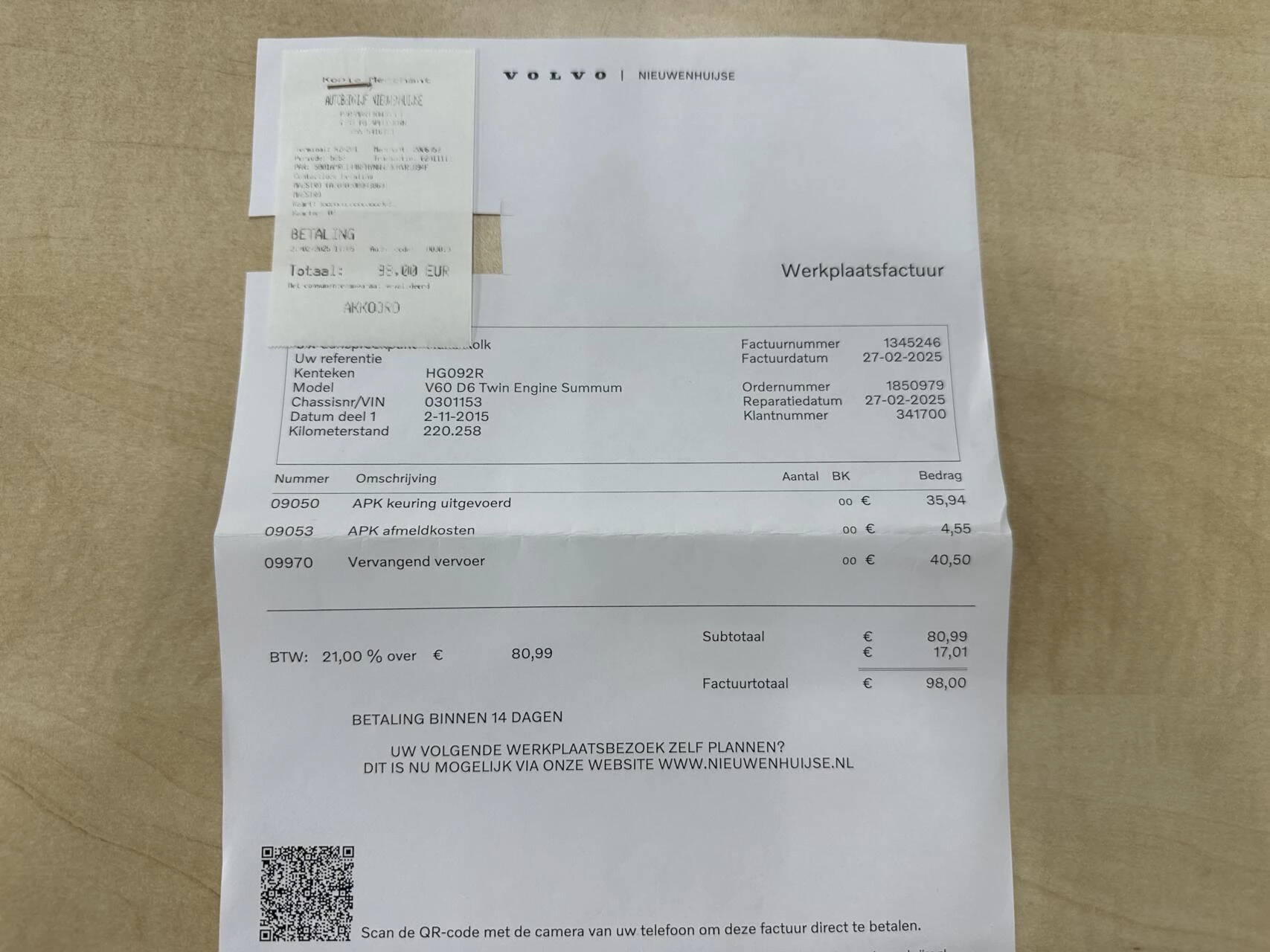 Hoofdafbeelding Volvo V60