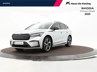 Hoofdafbeelding Škoda Enyaq iV Skoda Enyaq iV 60 180pk Sportline · Camera · Keyless · Apple/Android Car Play · Navi · P-Sensoren · Elek. Achterklep · 20'' Inch ·