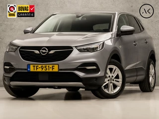 Hoofdafbeelding Opel Grandland X Opel Grandland X 1.2 Turbo Sport (APPLE CARPLAY, GROOT NAVI, LEDER, CLIMATE, SPORTSTOELEN, KEYLESS, LANE ASSIST, PARKEERSENSOREN, NIEUWSTAAT)