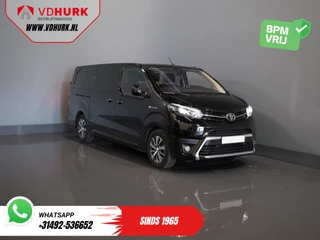 Toyota ProAce Electric Worker 75 kWh 265km WLTP L3 Xenon/ 2x Schuifdeur/ Standkachel/ Stoelverw./ Carplay/ Climate/ Camera/ LMV/ Trekhaak