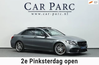 Mercedes-Benz C-klasse AMG 63 MATT/CARBON/SCHAALSTOELEN/SFEER/PANO/HALF LEDER+ALCANTARA+SVERWARMING/19"LMV/CAM/ACC/12 MDN GARANTIE