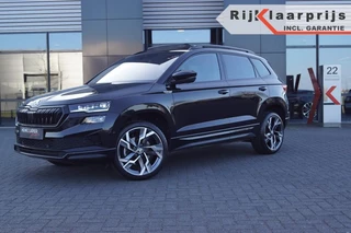 Hoofdafbeelding Škoda Karoq Škoda Karoq 1.5 TSI DSG Sportline/ Panodak/ Navi/19 LM /Camera/Trekhaak wegk