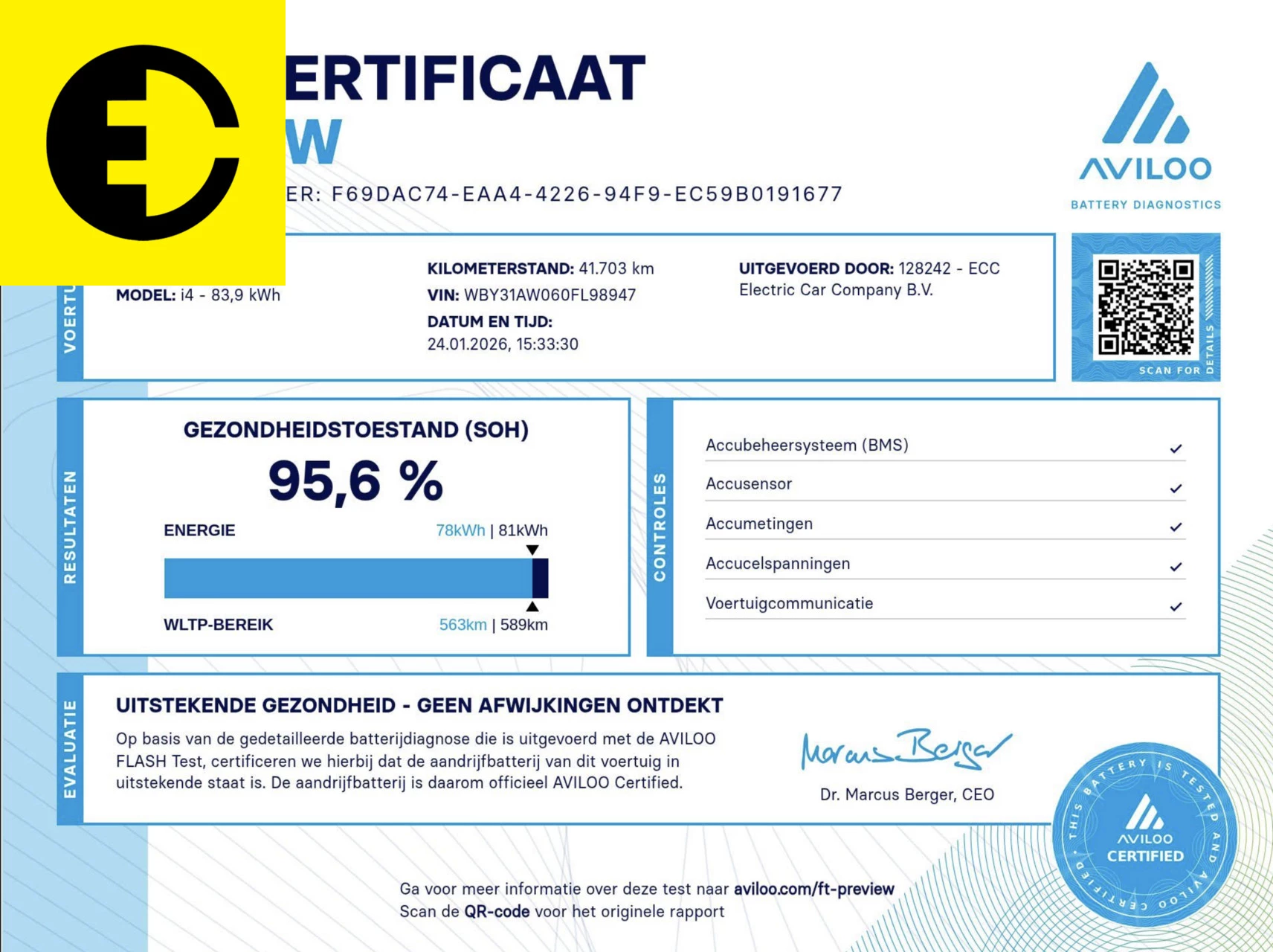 Hoofdafbeelding BMW i4