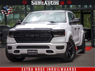 Dodge Ram 1500 Laramie Sport | V8 5,7 402 HP | Krachtige Hemi | Panorama Dak | 12' Scherm | Comfortabele Dubbele Cabine met Royale 5 Zitplaatsen | BPM vrij | Nu Leverbaar uit Voorraad | Voorraad Nr 2527-641273