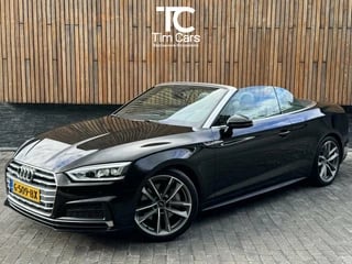 Audi A5 Cabriolet 45 TFSI quattro S Line Automaat | Digitaal dashboard | Stoel en nekverwarming | Winscherm | LED verlichting | 19 inch velgen | Lederen bekleding | Achteruitrijcamera | Parkeersensoren voor en achter