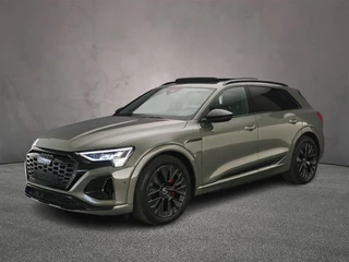 Audi Q8 e-tron 55 quattro S Edition 408PK 115 kWh | Pano | Head-up | Servo | Top-view | B& O | Alcantara | Privacy-Glas | Ambient-Lightning | Comfort-Sleutel | Digitale-Matrix |