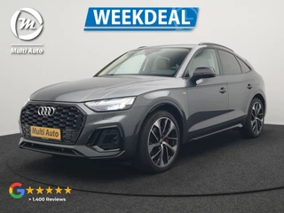 Audi Q5 Sportback 50 TFSI e S Line Plug In Hybrid 300pk Dealer O.H PHEV | Luchtvering | Matrix LED | 21"Audi Sport L.M | Sfeerverlichting | Lederen Sportstoelen Verwarmd | Cruise Control | Navigatie | Virtual | DAB |