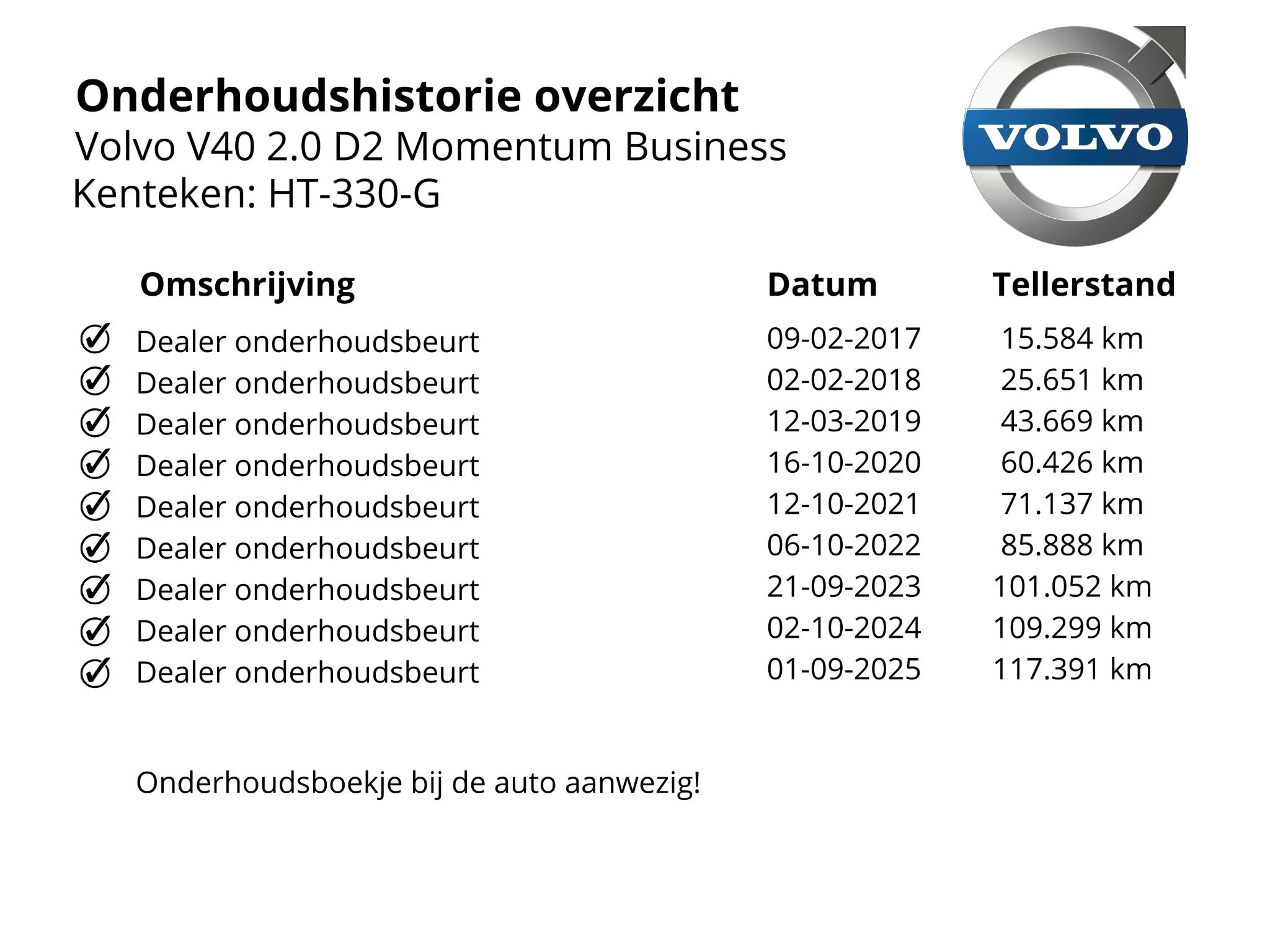 Hoofdafbeelding Volvo V40