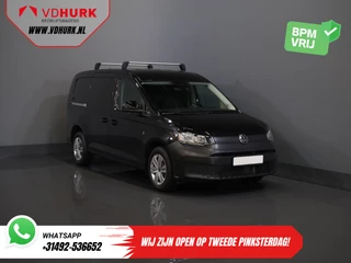 Volkswagen Caddy Cargo Maxi 2.0 TDI 125 pk DSG Aut. Standkachel/ Stoelverw./ Carplay/ Airco/ Dakdragers/ Cruise/ PDC/ Trekhaak