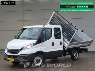 Iveco Daily 35S14 Automaat 3 zijdige Kipper Dubbel Cabine 3.5t trekhaak Tipper Benne Kieper Airco Dubbel cabine Trekhaak Cruise control