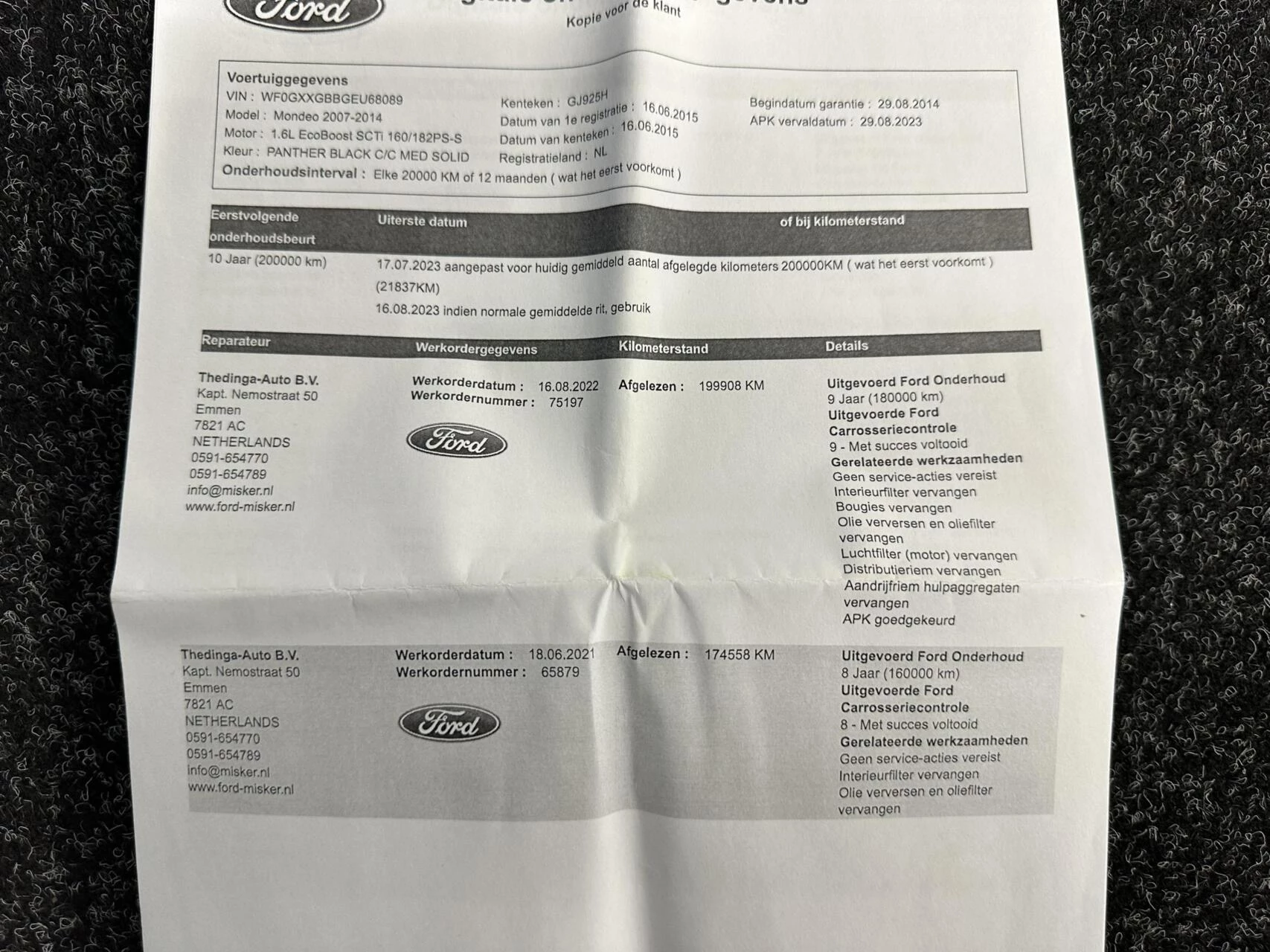 Hoofdafbeelding Ford Mondeo