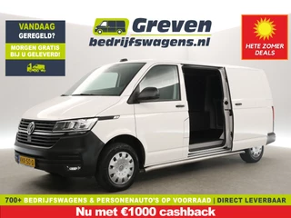 Volkswagen Transporter 2.0 TDI L2H1 Airco Cruise Carplay 2xSchuifdeur Navigatie PDC 3 Persoons Elektrpakket