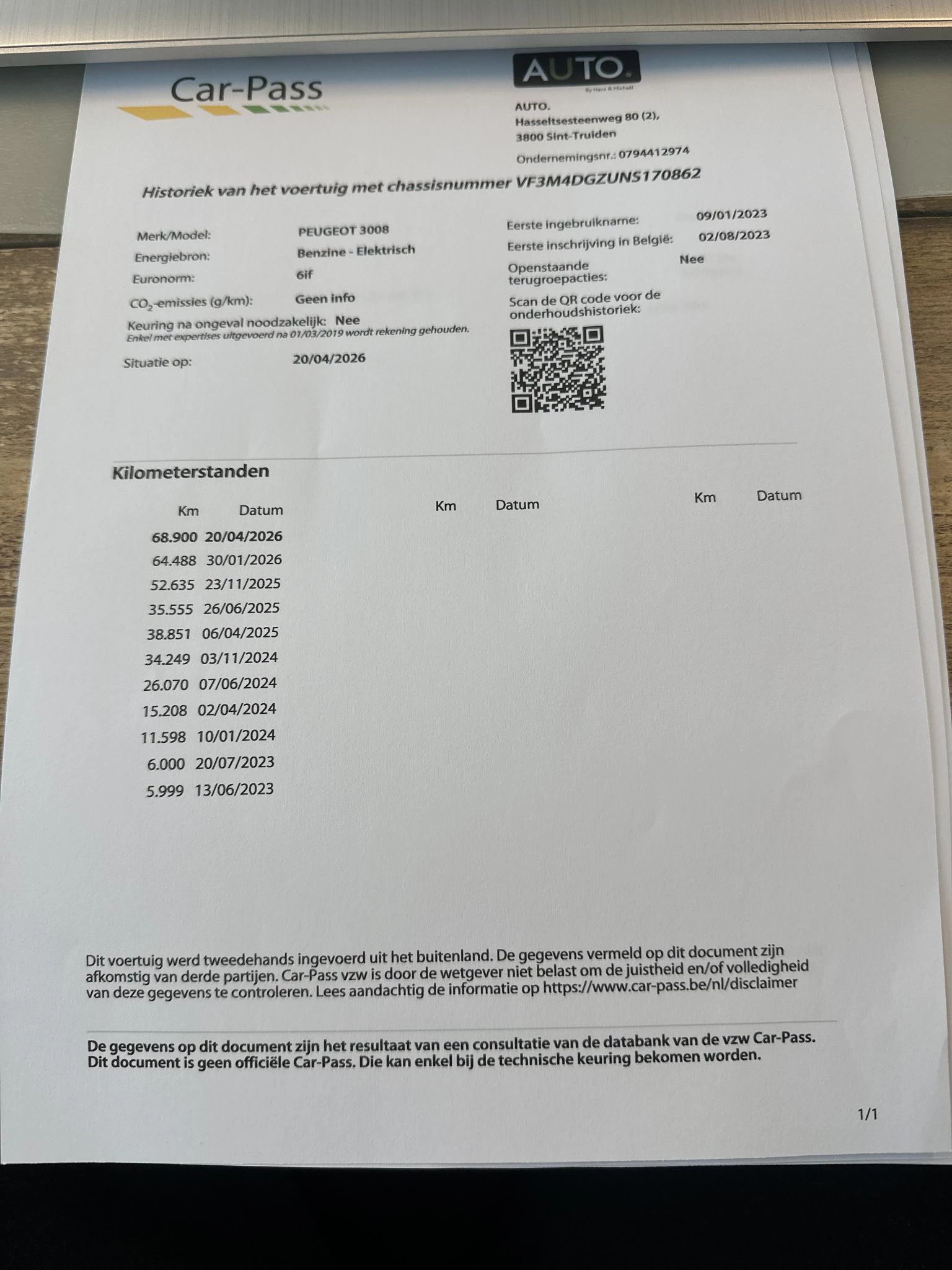 Hoofdafbeelding Peugeot 3008