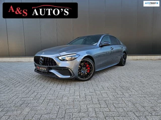 Mercedes-Benz C-klasse 300 e AMG Panodak Distronic Memory 360camera Carbon 19inc