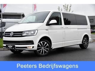 Volkswagen Transporter 2.0 TDI L2H1 DC Highline Camera, Cruise, 150PK, LED, Automaat, Leder, Sensoren, Uniek!