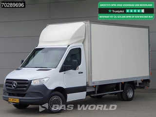 Mercedes Sprinter 515 CDI Laadklep Automaat Dubbellucht Bakwagen 150PK Airco Cruise Euro6 Meubelbak Koffer 19m3 Airco Cruise control