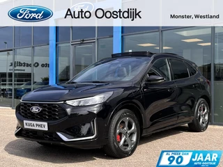 Ford Kuga 2.5 PHEV ST-Line X 243PK Panodak Winterpack Adaptieve Cruise AGR-Stoelen B&O Full-LED 360-Camera Elek. Achterklep Keyless Climate Privacy Glass *2100KG Trekgewicht*