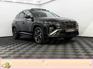 Hyundai Tucson 1.6 T-GDI HEV N Line Sky Pano, 360 Camera, Navi, Head-up display, Memory stoelen, Keyless start, Elektrische achterklep, Stoelverwarming, 5 jaar