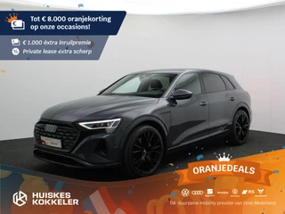Audi Q8 e-tron 50 quattro 340pk Edition 95 kWh | 22 Inch | Stoelverwarming | Privacy-Glas | Achteruitrijcamera | Luchtvering | Donkere-Hemel |
