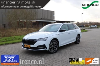 Skoda Octavia Combi 1.4 TSI iV PHEV sportline trekhaak sfeerverlichting sportzetels met stoelverwarming