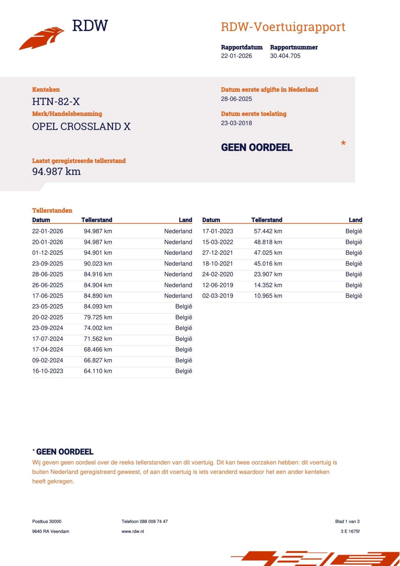 Hoofdafbeelding Opel Crossland X