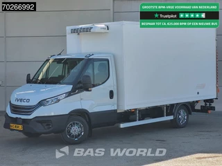 Iveco Daily 35S18 BPM VRIJ! 3.0L Laadklep Koelwagen Vriezer Thermoking V-200 MAX 220V stekker -18 LED Navi Airco ACC Koel Koeler Kühler Kühlwagen Kühlkoffer Vries Frigo Bakwagen Airco