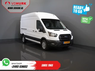 Ford Transit 350 2.0 TDCI 130 pk L3H3 Adapt.Cruise/ 360 Camera/ 270Gr.Deuren/ Stoelverw./ Navi/ Carplay/ PDC/ Climate