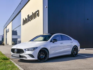 Hoofdafbeelding Mercedes-Benz CLA Mercedes-Benz CLA 180 AMG Line | Klep in uitlaat! | Panorama dak | 20'' AMG Velgen | Adapt. Cruise Control | Sfeerverlichting |