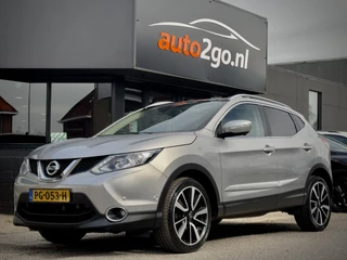 Hoofdafbeelding Nissan QASHQAI Nissan QASHQAI 1.2 AUT TEKNA PANODAK LEDER NAVI CAMERA AIRCO LED 19 INCH-LMV PDC