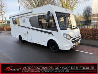 Hoofdafbeelding Carado I 447 Carado I 447 Carado 2 Lengte bedden, Keuken, Tv, Douche, Toilet, Luifel, Trekhaak, Cruise control, Navi