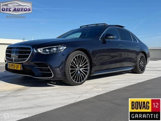 Mercedes S-klasse 580 e AMG Line Panoramaschuifdak-Dealer onderhoud rek. ter inzage