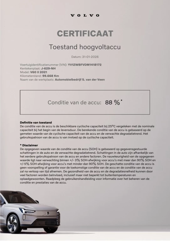 Hoofdafbeelding Volvo V60