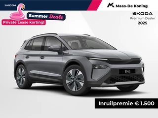 Škoda Elroq Selection Elektromotor 150 kW / 204 PK SUV Elektri | Metallic Lak | 19'' Lichtmetalen Velgen | 1500,- inruilvoordeel!