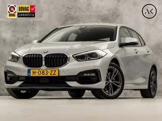 BMW 1 Serie 118i Sport Automaat (VIRTUAL COCKPIT, DEALER ONDERHOUDEN, NAP, APPLE CARPLAY, GROOT NAVI, LEDER, SPORTSTOELEN, PARKEERSENSOREN, CRUISE, NIEUWSTAAT)