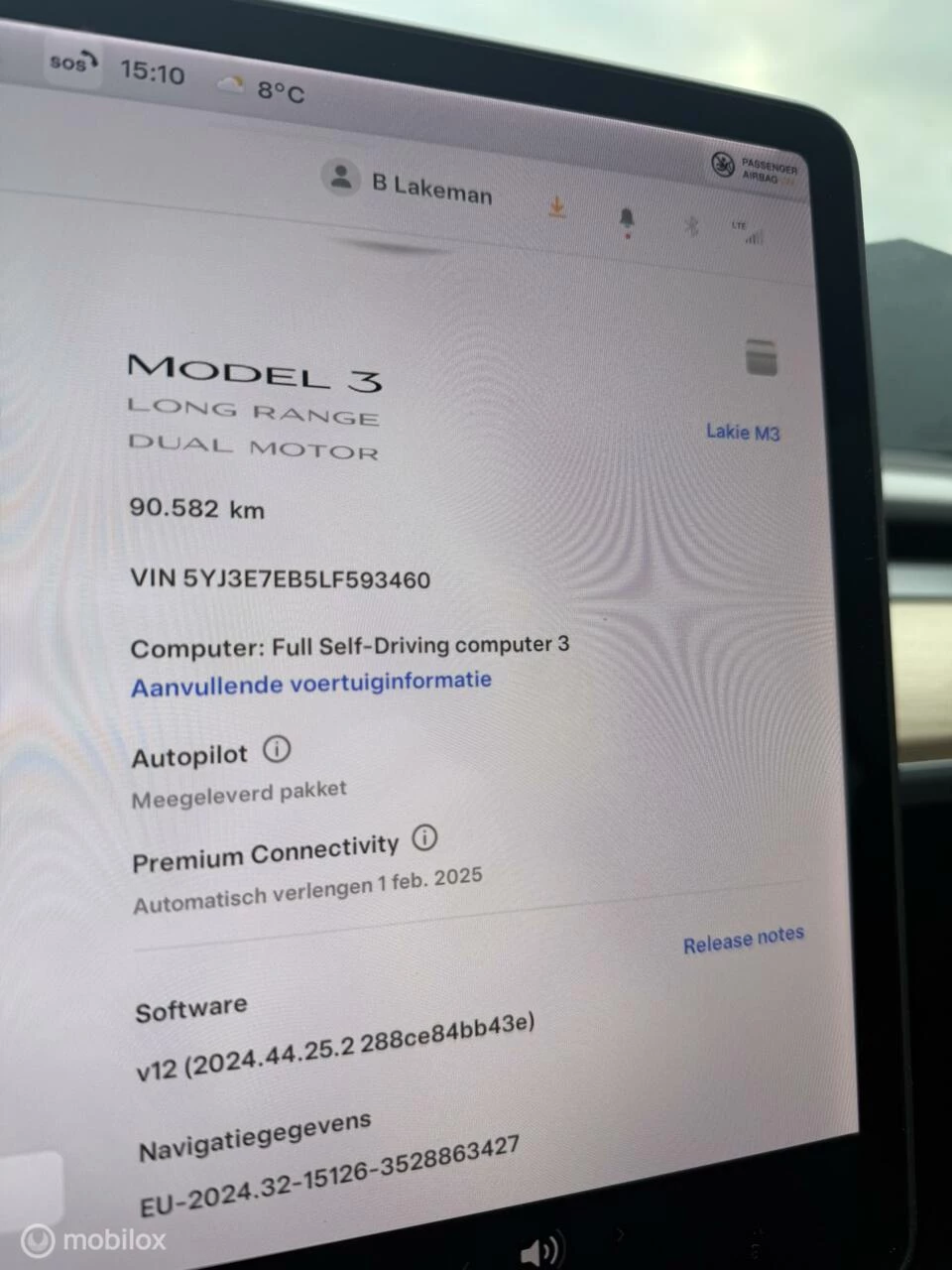 Hoofdafbeelding Tesla Model 3