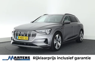 Audi e-tron 55 quattro 95 kWh 408pk SOH 95% Trekhaak 360Camera ACC Keyless Stoelverwarming Memory Navigatie