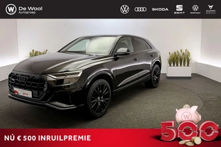 Hoofdafbeelding Audi Q8 Audi Q8 55 TFSI V6 340pk Automaat quattro Pro Line S | S line, Navigatie, Luchtvering, Optiekpakket Zwart |