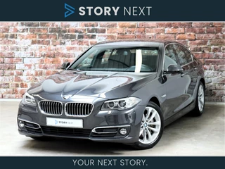 BMW 5 Serie Sedan 528i High Executive Luxury Line Automaat / Navigatie Professional / Comfortstoelen / 18 Inch / Xenon / Leder / Climate Control / Stoelverwarming / Neerklapbare Achterbank / Parkeersensoren voor+achter / Multifunctioneel Instrumentenpaneel / Lichtpakket