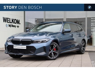 BMW 3 Serie Touring 330e High Executive M Sport Automaat / Panoramadak / Trekhaak / Sportstoelen / Comfort Access / M Adaptief onderstel / Adaptieve LED / Parking Assistant Plus / Live Cockpit Professional