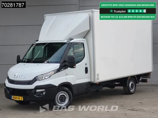 Iveco Daily 35S18 3.0L Laadklep Bakwagen Airco Lat om Lat Euro6 Meubelbak Koffer 20m3 Airco