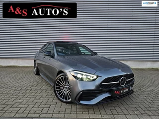 Mercedes-Benz C-klasse 300 AMG Line Panoramadak Memory 360 camera Burmester