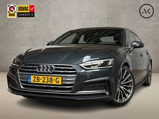 Audi A5 Sportback 35 TFSI S-Line Sport Automaat (2X S-LINE, APPLE CARPLAY, GROOT NAVI, CLIMATE, SPORTSTOELEN, LEDER, GETINT GLAS, PARKEERSENSOREN, NIEUWSTAAT)