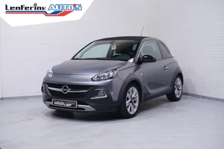 Opel ADAM 1.0 Turbo Rocks BlitZ NAP 17"lmv climate-controlle navi-fullmap electrisch-vouwdak  multifunctioneel-stuurwiel apple-carplay cruise-controlle  stoel-stuurverwarming private-glas camera