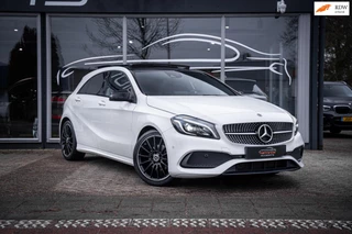 Hoofdafbeelding Mercedes-Benz A-Klasse Mercedes-Benz A-klasse 200 AMG|Schuif/kantel|18''|Xenon|Flipper|Cruise|Stoelverwarming|Carbon