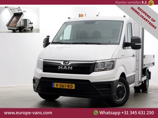 MAN TGE 5.180 2.0 177pk E6 L2H1 Kipper Dubbel Lucht Trekhaak 3500kg 06-2018