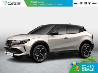 Alfa Romeo Junior Elettrica Ti 54 kWh | Clima | Adapt. Cruise | Keyless | Handsfree A-Klep | PDC rondom | Pack Techno | Warmtepomp | Bicolore