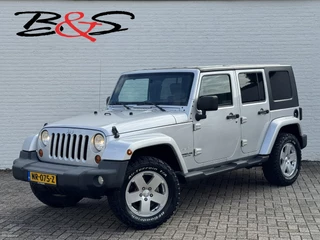 Jeep Wrangler Unlimited 3.8 Sahara Cabrio Automaat 4 Deurs Airco Cruise Control Trekhaak Stoelverwarming